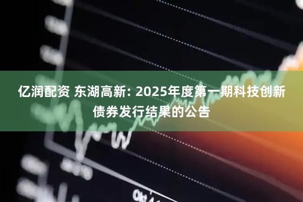 亿润配资 东湖高新: 2025年度第一期科技创新债券发行结果的公告