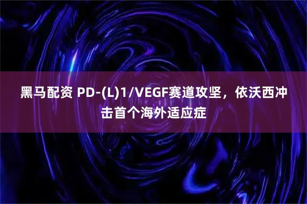 黑马配资 PD-(L)1/VEGF赛道攻坚，依沃西冲击首个海外适应症